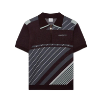 Casablanca Diagonal Sporty Polo 'Purple' - M AW25 KW 1101 01 PURP