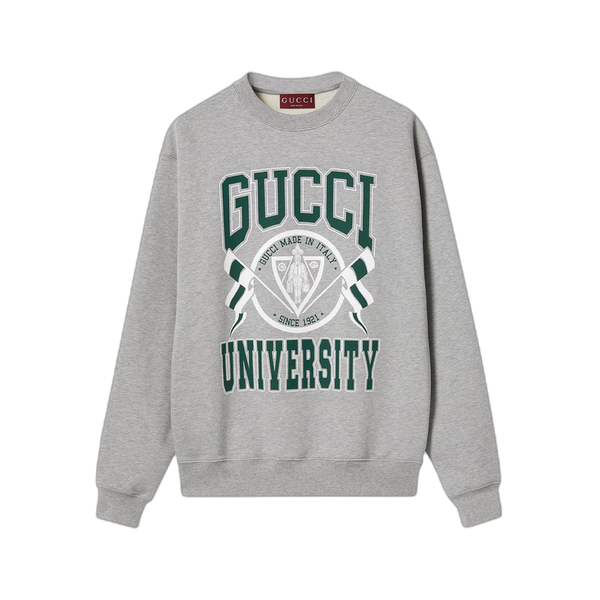 Gucci Printed Jersey Sweatshirt 'Grey Melange'