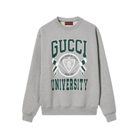 Gucci Printed Jersey Sweatshirt 'Grey Melange'