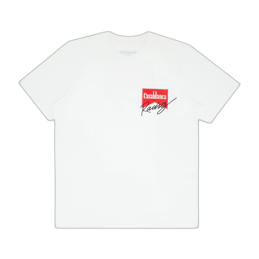 Casablanca Casa Racing Double Sided T-Shirt 'White'
