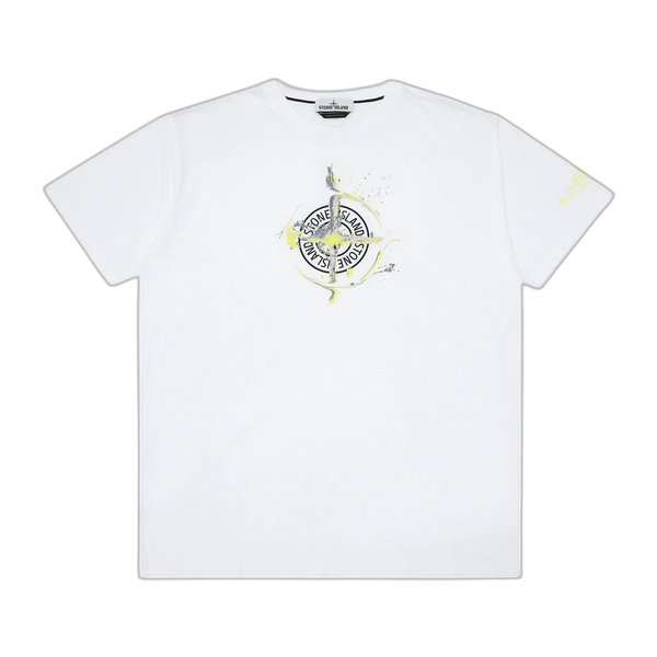 Stone Island Short-Sleeve Marble Logo T-Shirt 'White'