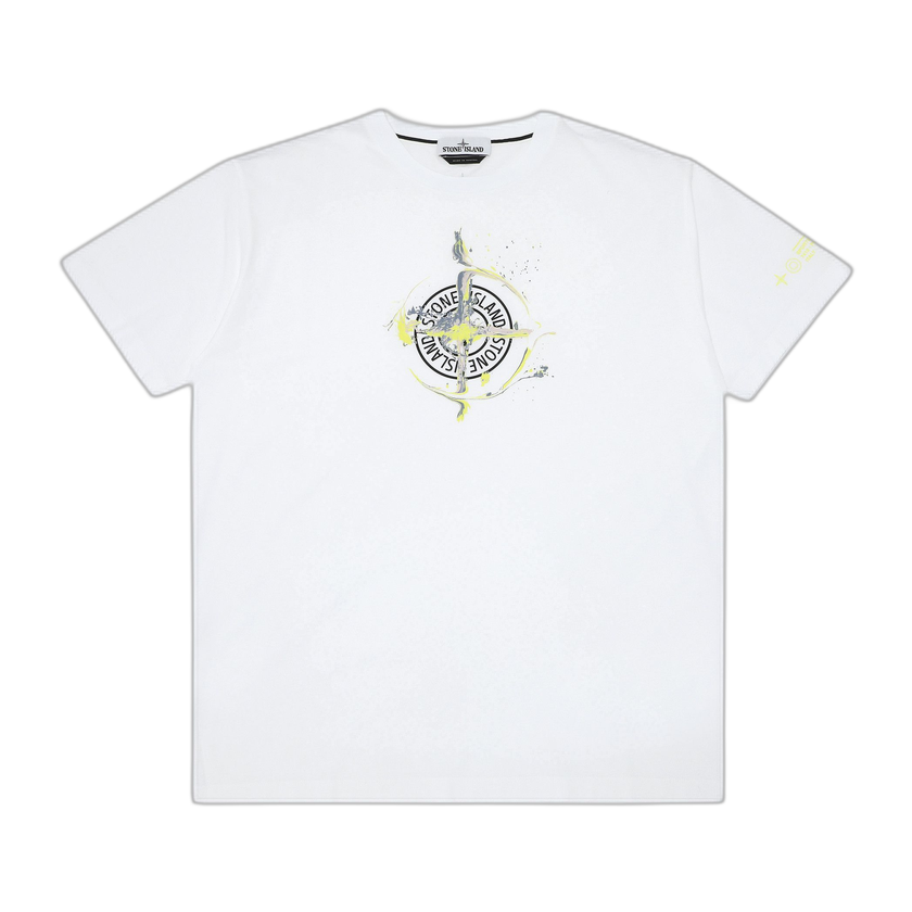 Stone Island Short-Sleeve Marble Logo T-Shirt 'White'
