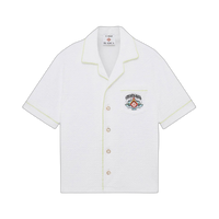 Casablanca Towelling Monogram Shirt 'White' - M SP26 SH 085 03 EX BC WHIT