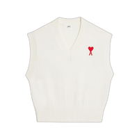 Ami Sleeveless Sweater 'White'