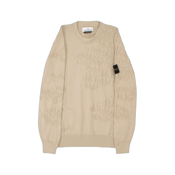 Stone Island Logo Crewneck Sweater 'Dove Grey'