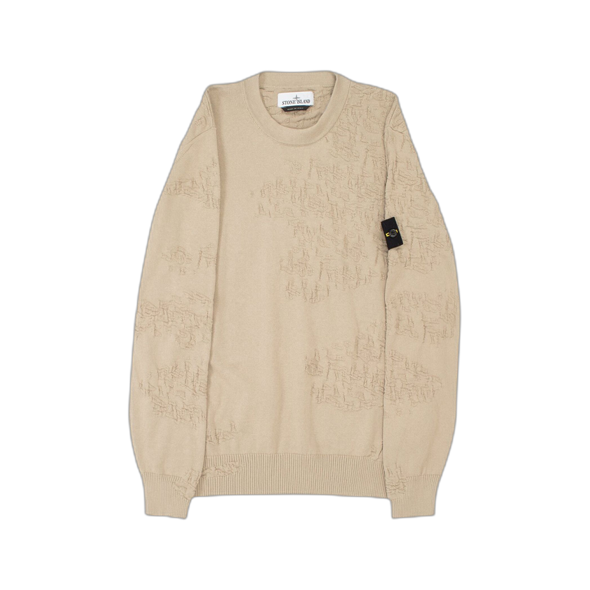 Stone Island Logo Crewneck Sweater 'Dove Grey'