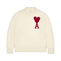 Ami ADC Sweater 'Off White/Red'