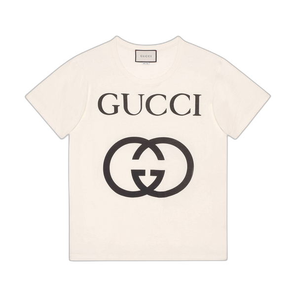Gucci Oversize T-Shirt With Interlocking G 'Off White'