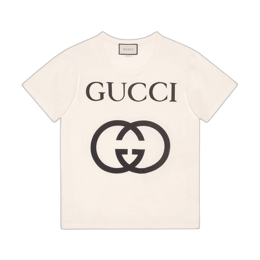 Gucci Oversize T-Shirt With Interlocking G 'Off White'
