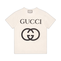 Gucci Oversize T-Shirt With Interlocking G 'Off White'