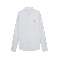 Ami Button Down ADC Shirt 'White/Green'