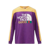 Gucci x The North Face Long-Sleeve T-Shirt 'Purple/Yellow'