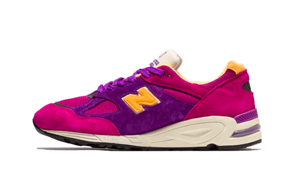 New Balance 990 v2 MiUSA Teddy Santis Purple Yellow
