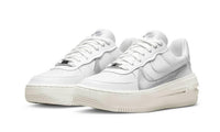 Nike Air Force 1 Low Platform Summit White Metallic Silver
