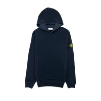 Stone Island Logo Patch Hoodie 'Navy Blue'