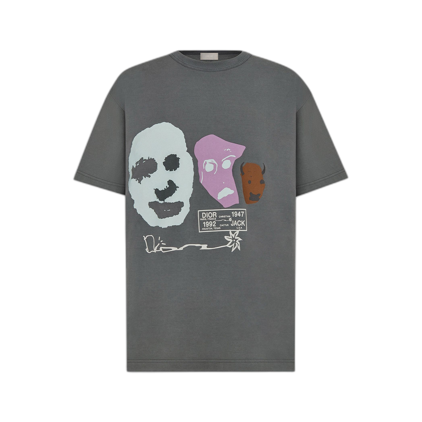Dior x Cactus Jack Oversized T-Shirt 'Grey'