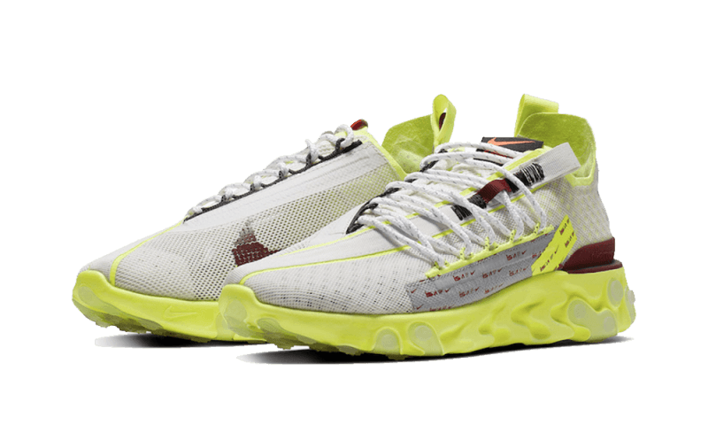 Nike React Runner ISPA Platinum Tint Volt Glow