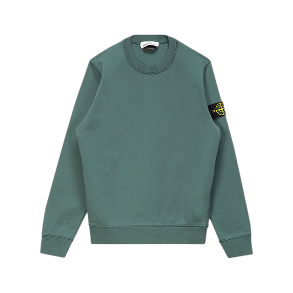 Stone Island Patch Logo Crewneck Sweatshirt 'Petrol'