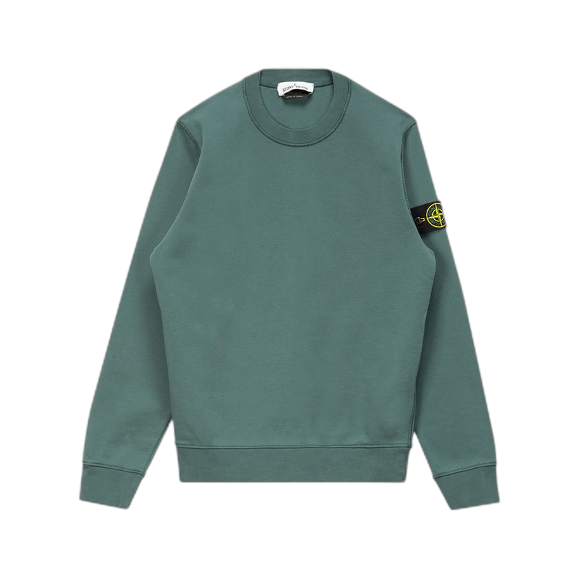 Stone Island Patch Logo Crewneck Sweatshirt 'Petrol'