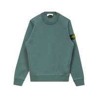 Stone Island Patch Logo Crewneck Sweatshirt 'Petrol'