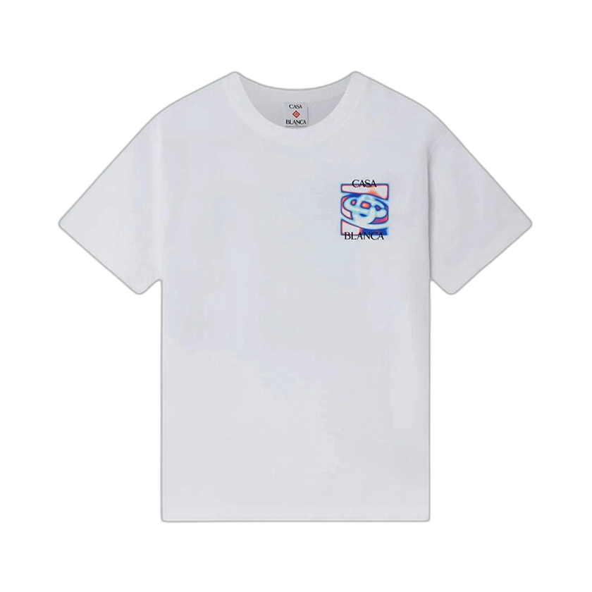 Casablanca Heat Map Classic T-Shirt 'White' - M SP26 JTS 001 07 WHIT