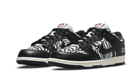 Nike SB Dunk Low Quartersnacks Zebra