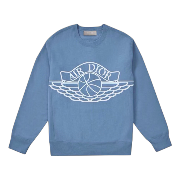 Dior x Air Jordan Wings Sweater 'Blue'