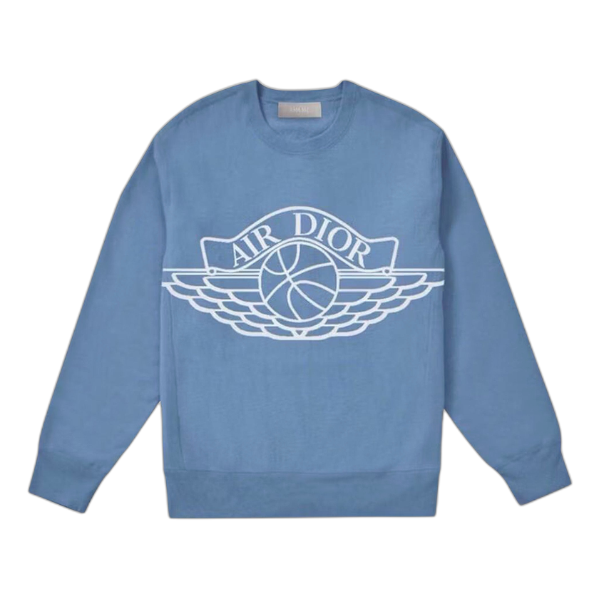 Dior x Air Jordan Wings Sweater 'Blue'