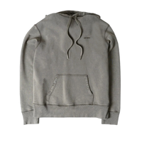 Ami Logo Embroidered Hoodie 'Clay'