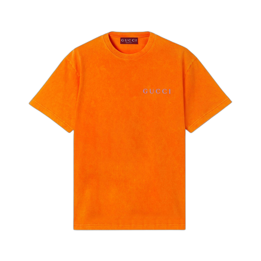 Gucci Printed Jersey T-Shirt 'Orange'
