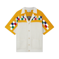 Casablanca Crochet Shirt 'White/Multicolor'